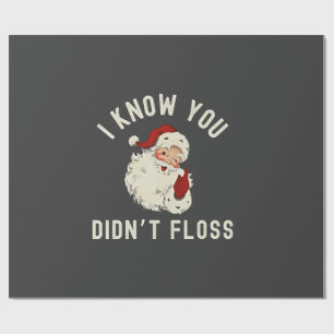 Ich weiß, dass du Weihnachten nicht gefallen hast  Geschenkpapier