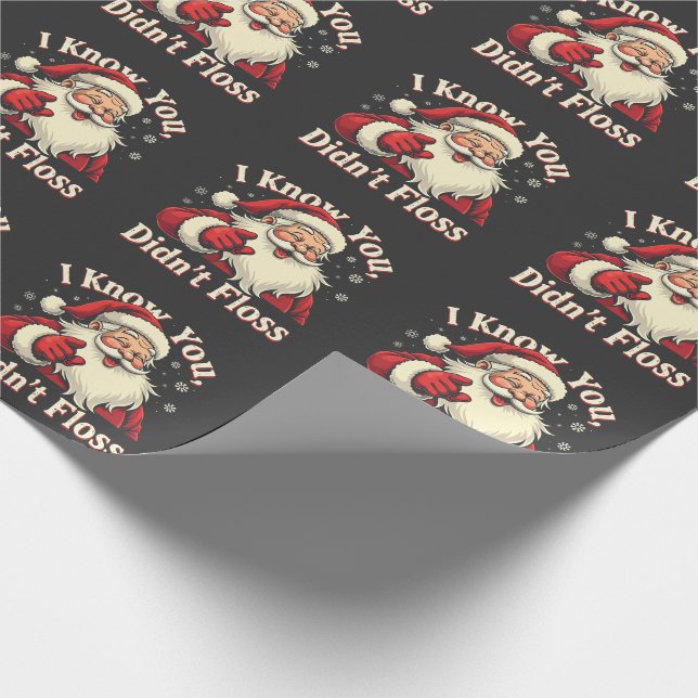 Ich weiß, dass du Zahnarzt-Zahnarzt nicht gestorbe Geschenkpapier (Ecke)