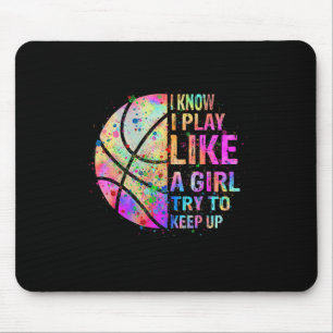 Ich weiß, dass ich wie ein Mädchen spiele und vers Mousepad