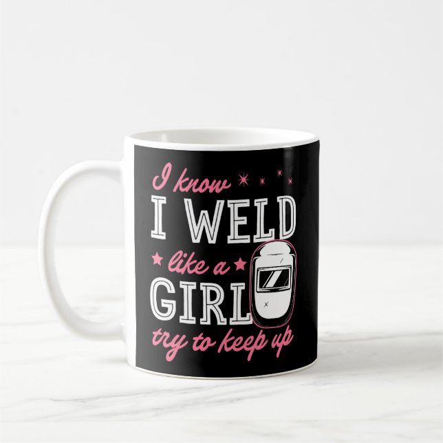 Ich weiß, dass ich wie ein Versuch war, das Schwei Kaffeetasse (Links)