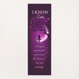 Ich weiß, ich bin Affirmations Yoga Mat - 10 Yogamatte