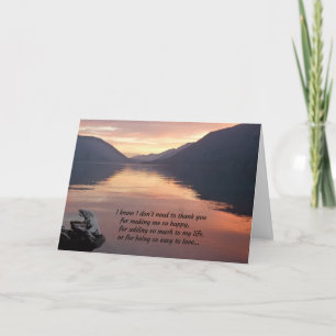 Ich weiß, ich brauche dir nicht zu danken... Roman Dankeskarte