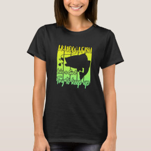 Ich weiß, ich fische wie ein Mädchen, versucht mit T-Shirt