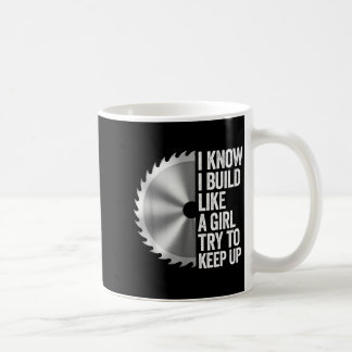 Ich weiß, ich habe wie ein Mädchen gebaut, versuch Kaffeetasse
