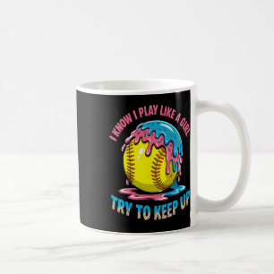 Ich weiß, ich spiele wie ein Mädchen. Versuche mit Kaffeetasse