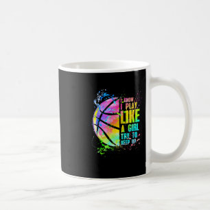 Ich weiß, ich spiele wie ein Mädchen. Versucht mit Kaffeetasse