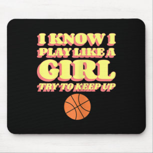 Ich weiß, ich spiele wie ein Mädchen, versucht mit Mousepad
