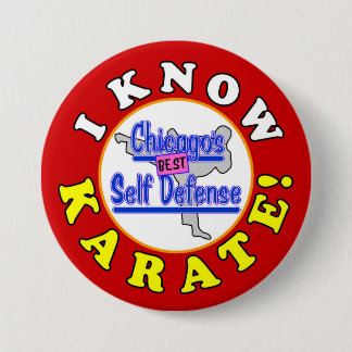 "ICH WEISS KARATE!" Larry Appleton Perfect Strange Button