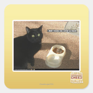 Ich weiß nicht, dass dir das wichtig ist quadratischer aufkleber