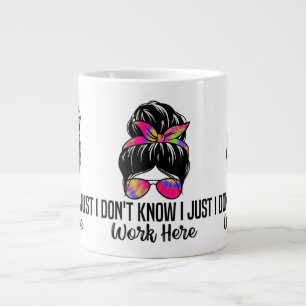 Ich weiß nicht, dass ich hier einfach nur lustige  Jumbo-Tasse