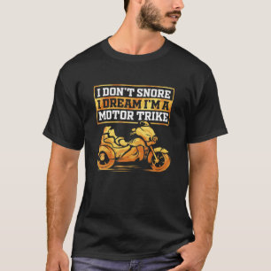 Ich weiß nicht, dass ich Motorrad-Motorradfahrer  T-Shirt