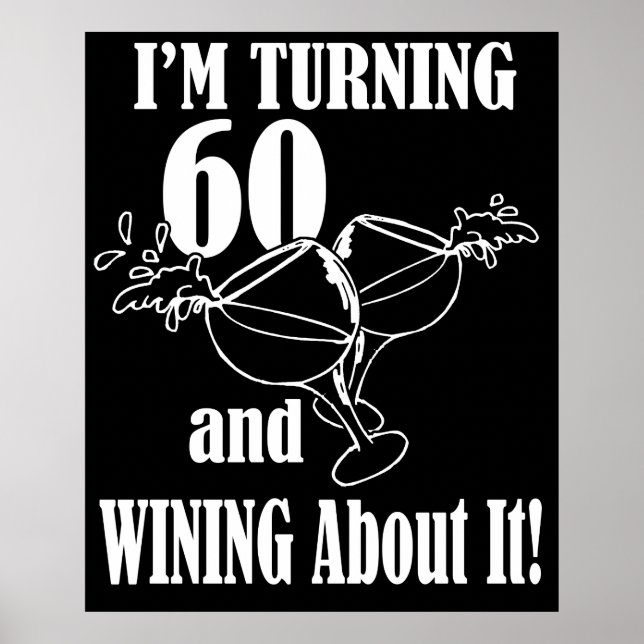 Ich wende 60 und winne darüber poster (Vorne)