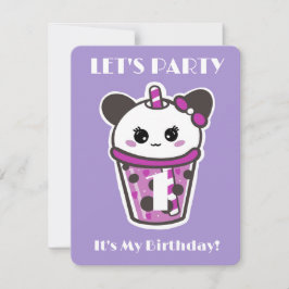 ICH WENDE EINEN GEBURTSTAG EINLADUNG KAWAII