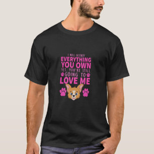 Ich werde alles zerstören, was du besitzt, aber du T-Shirt