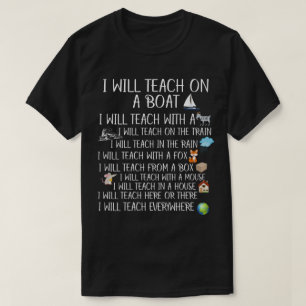 Ich werde an einem Boot eine Ziege beibringen, ein T-Shirt