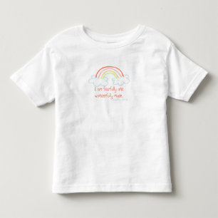 Ich werde ängstlich und wunderbar gemacht kleinkind t-shirt