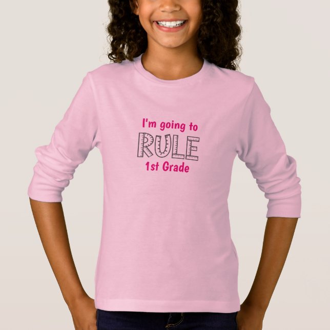 Ich werde Artikel 1. Stufe T-Shirt (Vorderseite)