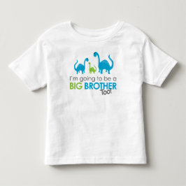 Ich werde auch ein großer BRUDER sein! Kleinkind T-shirt