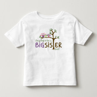 ICH WERDE AUCH EIN GROSSER SCHWESTER! KLEINKIND T-SHIRT