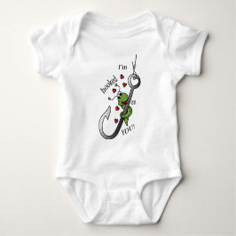Ich werde auf Ihnen Valentinsgruß gehakt Baby Strampler