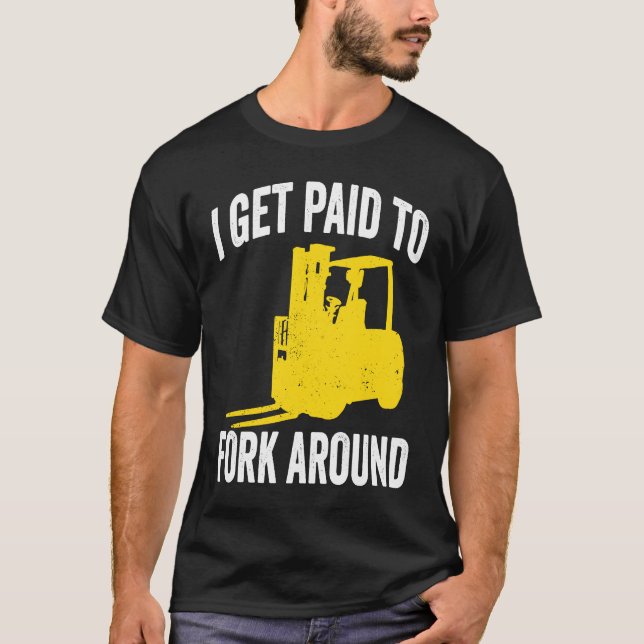Ich werde bezahlt, um zu kommen T-Shirt (Vorderseite)