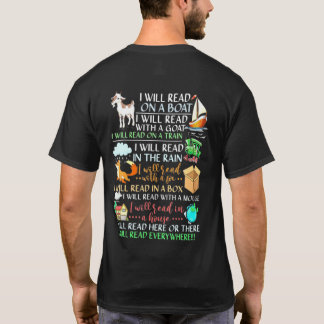 Ich werde Bücher auf einem Boot lesen Leselesefutt T-Shirt