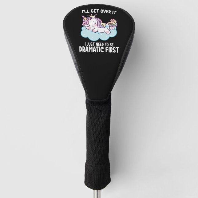 Ich werde darüber hinwegkommen, ich muss erst dram golf headcover (Vorderseite)