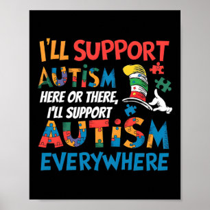 Ich werde das Autism Awareness Tee – Advocacy Eve Poster