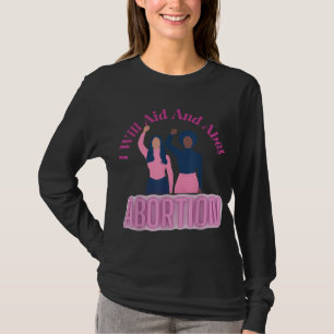 Ich werde das Design von Frauenrechten unterstütze T-Shirt