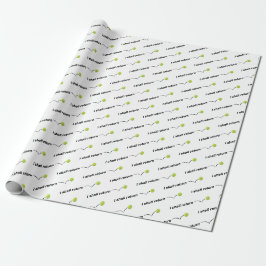 Ich werde das Tennis Wrapping Papier zurückgeben Geschenkpapier