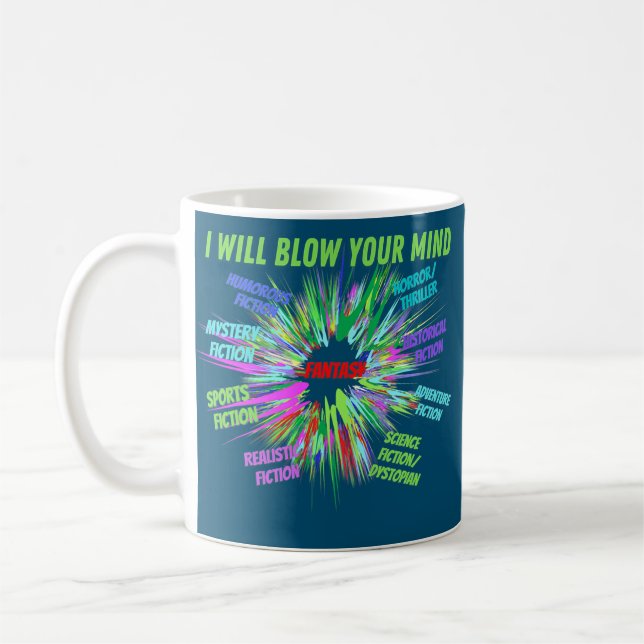 Ich werde deine Gedanken schreiben  Kaffeetasse (Links)