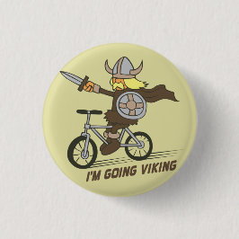 Ich werde den Flair Viking Funny Wordplay Button
