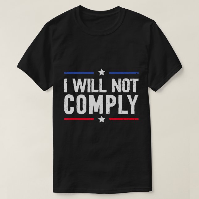 Ich werde den Vintagen T - Shirt nicht einhalten (Design vorne)