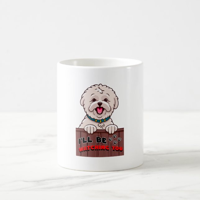 Ich werde dich beobachten kaffeetasse (Mittel)
