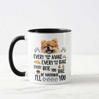 Ich werde dich beobachten, Spitz Dog Tasse
