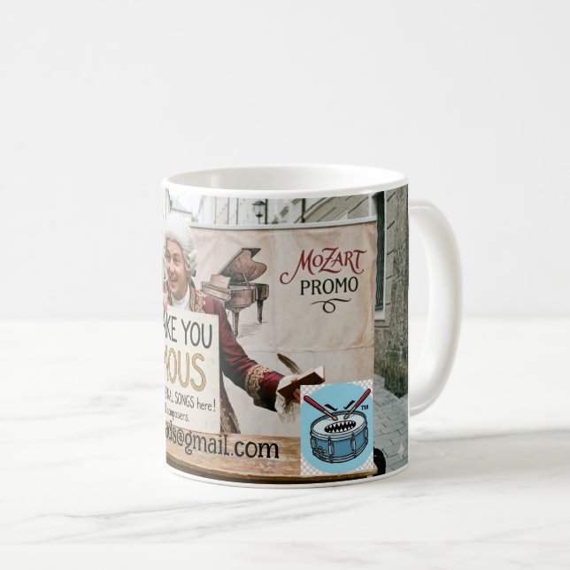 Ich werde dich berühmt machen MrBeats Tasse! Kaffeetasse (VorderseiteRechts)