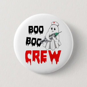 Ich werde dich erstab dich Funny Ghost Nurse Hallo Button