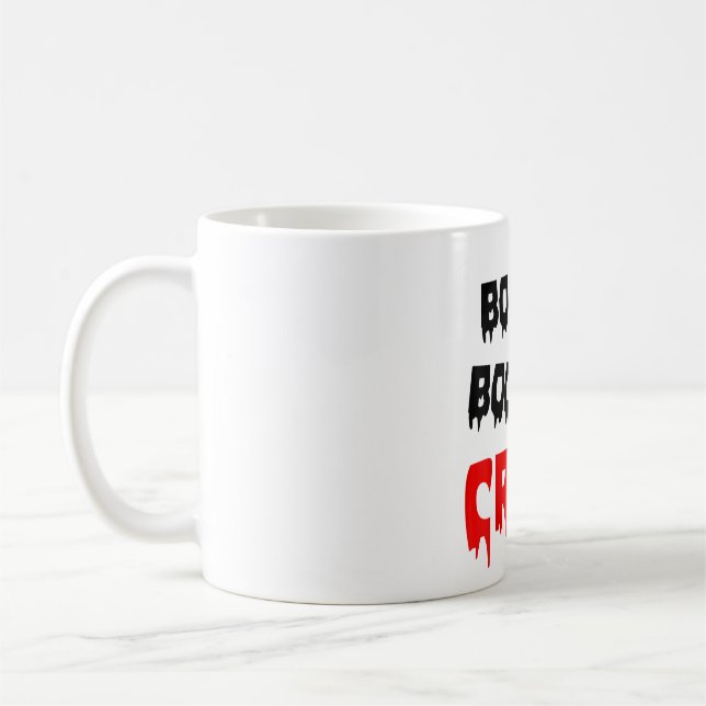 Ich werde dich erstab dich Funny Ghost Nurse Hallo Kaffeetasse (Links)