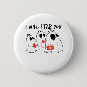 Ich werde dich ersticken Ghost Nurse Funny RN Hall Button