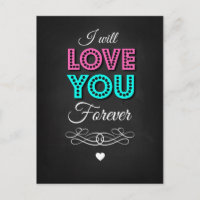 Ich werde dich für immer Liebe geben