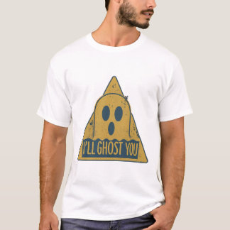 Ich werde dich ghosten“ Retro-Warnschild Halloween T-Shirt