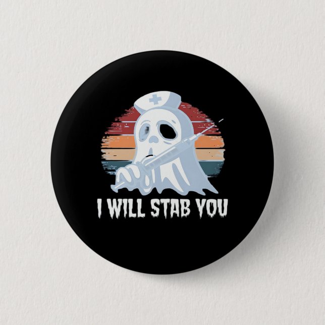 Ich werde dich ins Shirt fallen lassen, Ghost Nurs Button (Vorderseite)