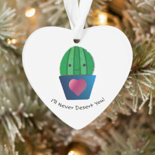 Ich werde dich niemals kaktisch verdauen ornament