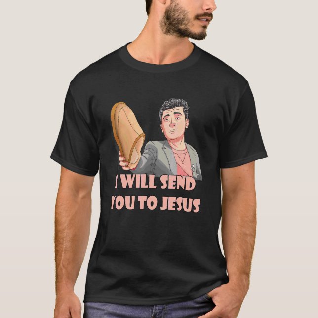 Ich werde dich zu Jesus Meme Steven schicken, den  T-Shirt (Vorderseite)