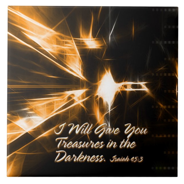 Ich werde dir Schätze in den dunklen Fliesen geben (Vorderseite)