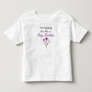 Ich werde ein Big Sister Announcement Dress sein Kleinkind T-shirt