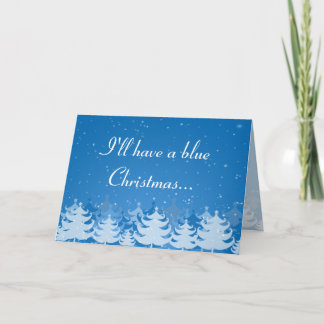 Ich werde ein blaues Weihnachten haben