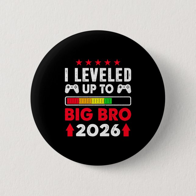 Ich werde ein großer Bruder 2026, den ich bis Button (Vorderseite)