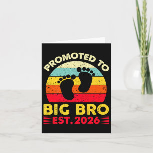 Ich werde ein großer Bruder 2026 zu Big Karte