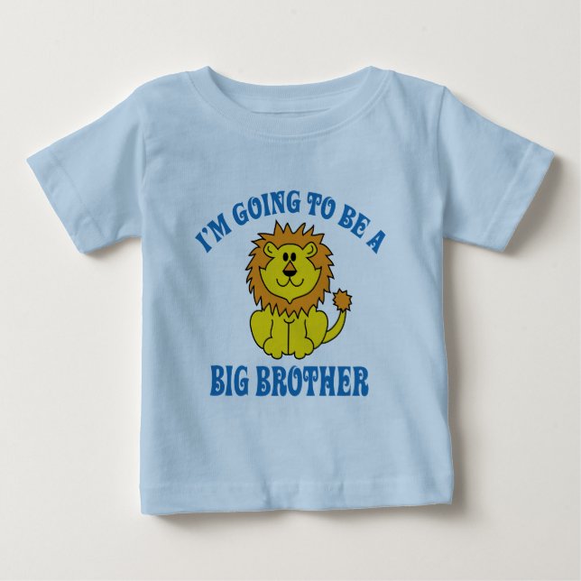 Ich werde ein großer Bruder sein Baby T-shirt (Vorderseite)
